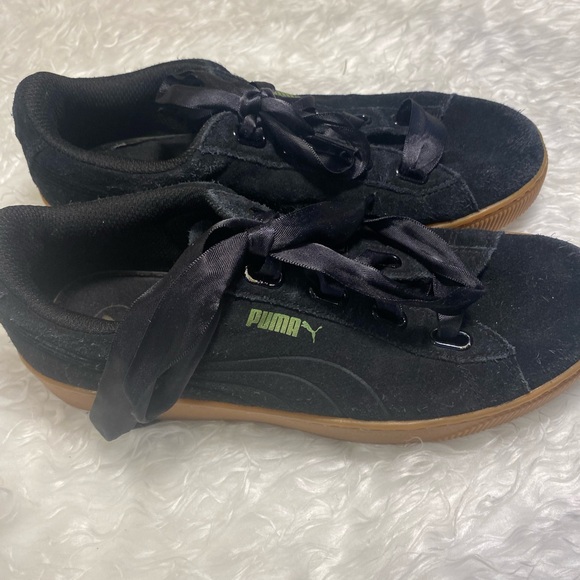 PUMA black sneakers with satin laces - Picture 4 of 6